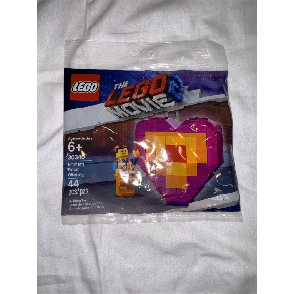 Lego 30340 2019 The LEGO Movie 2: Emmet's 'Piece' Offering Polybag Retired HTF